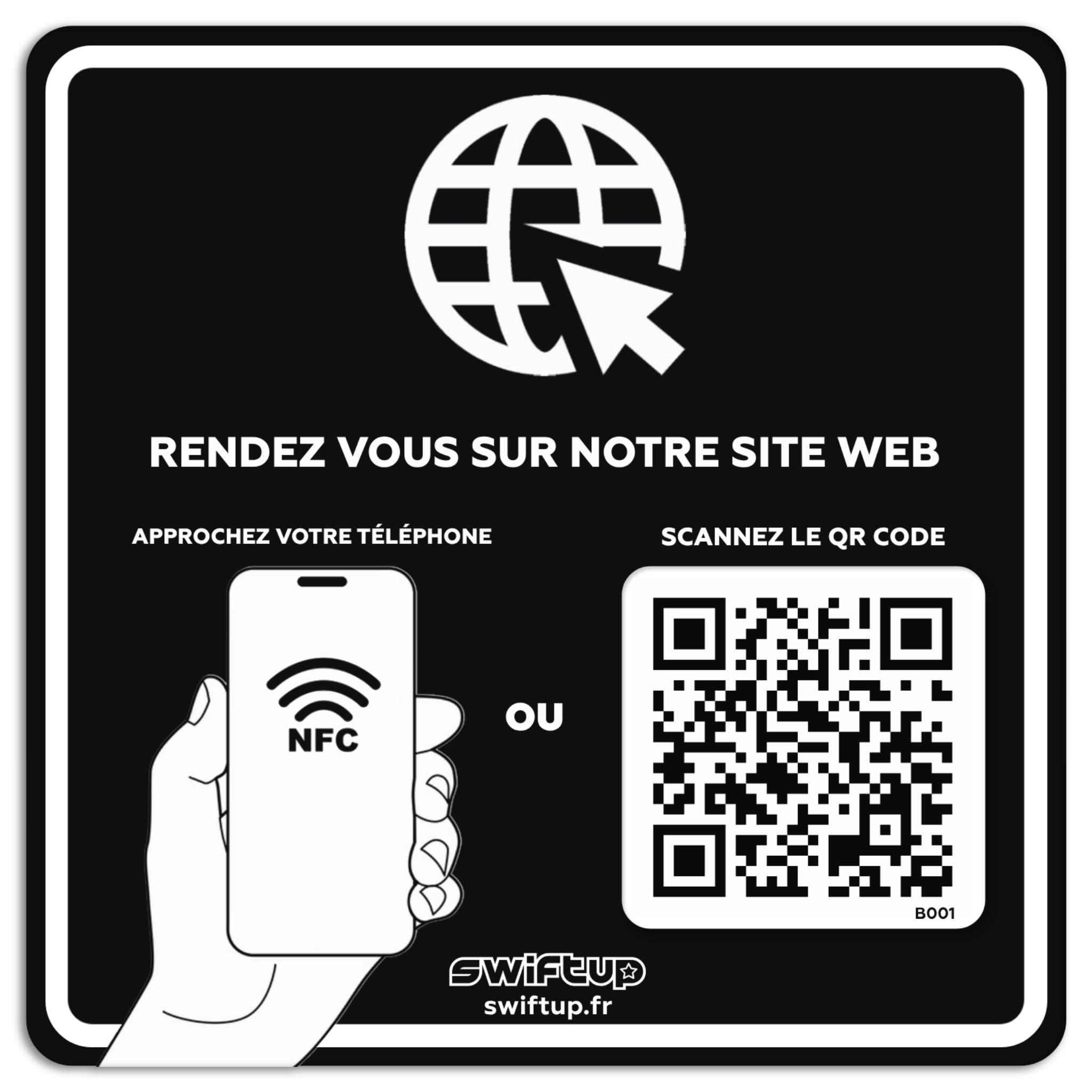 Plaque Connectée NFC