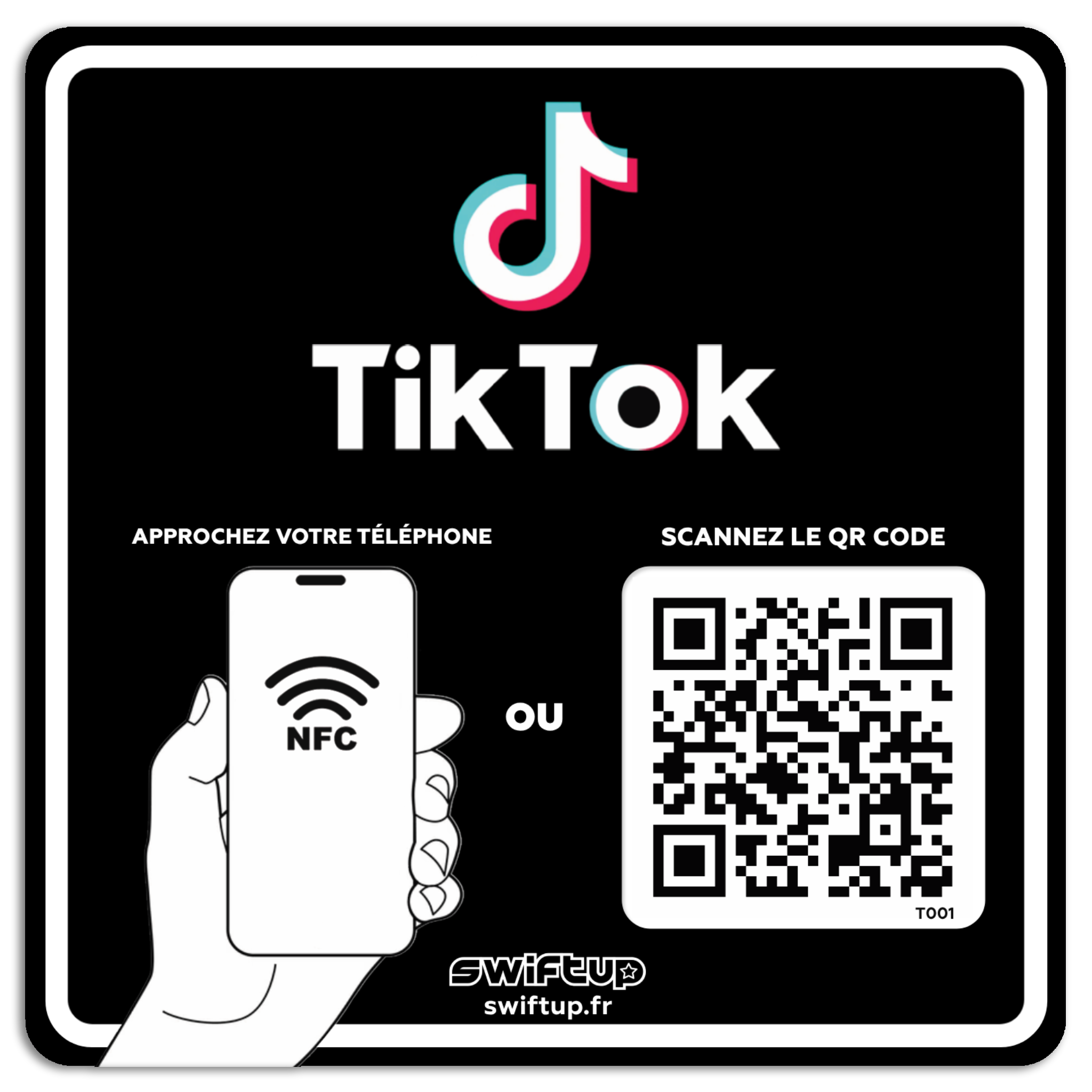 Plaque Connectée NFC