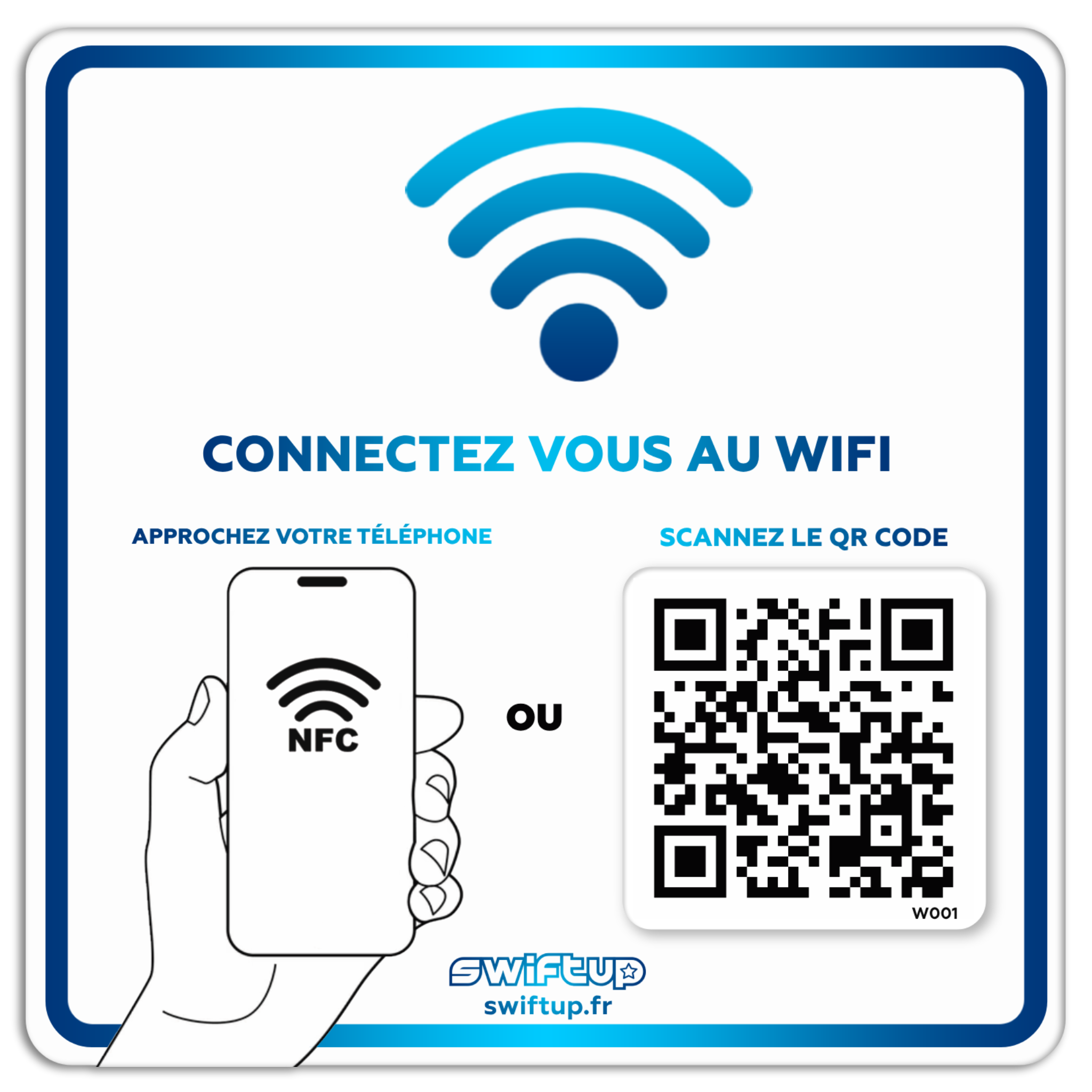 Plaque Connectée NFC