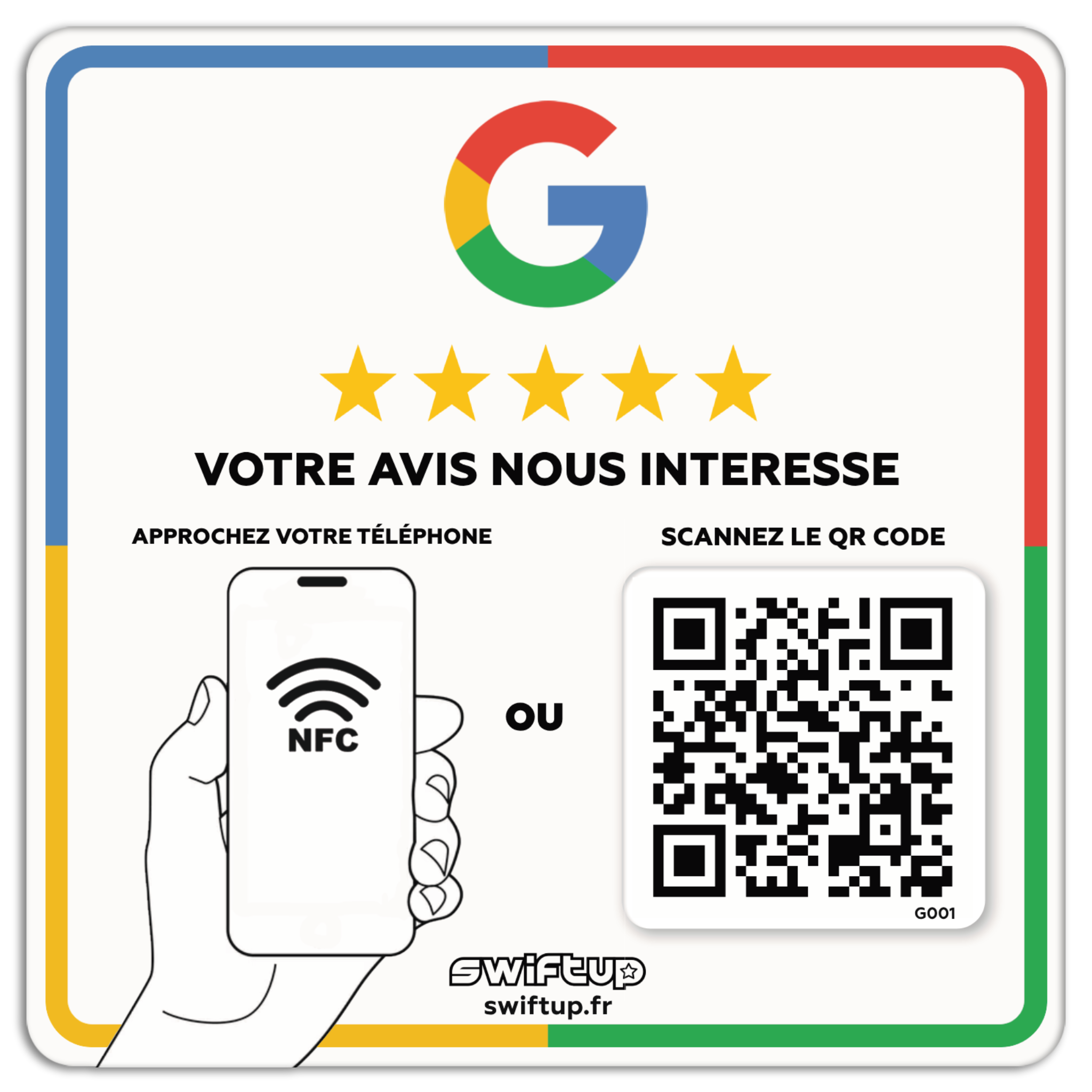 Plaque Connectée NFC