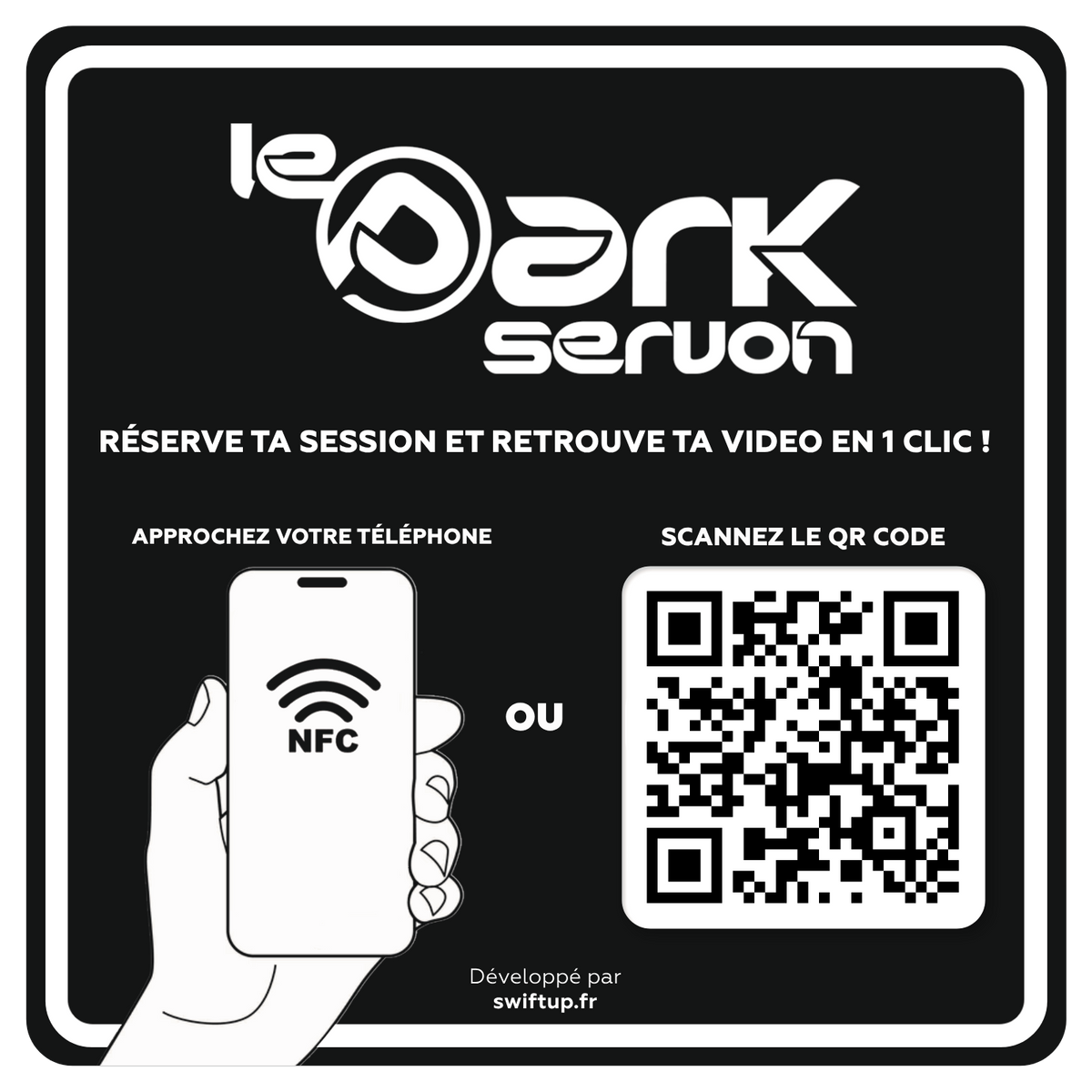 Plaque NFC Avis Google Personnalisée - Avis en 5 secondes