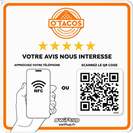 Plaque NFC Personnalisée